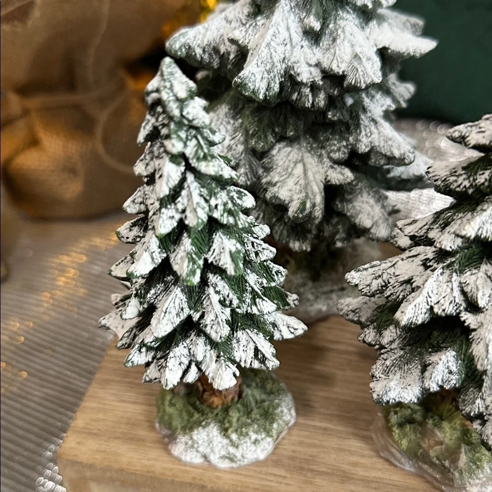 Department 56 Dept‎ Village Snowy Scotch Pines Set Of 3 Trees 52615